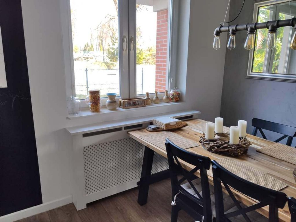 obudowa grzejnika biala lite drewno - Stylmetdrew