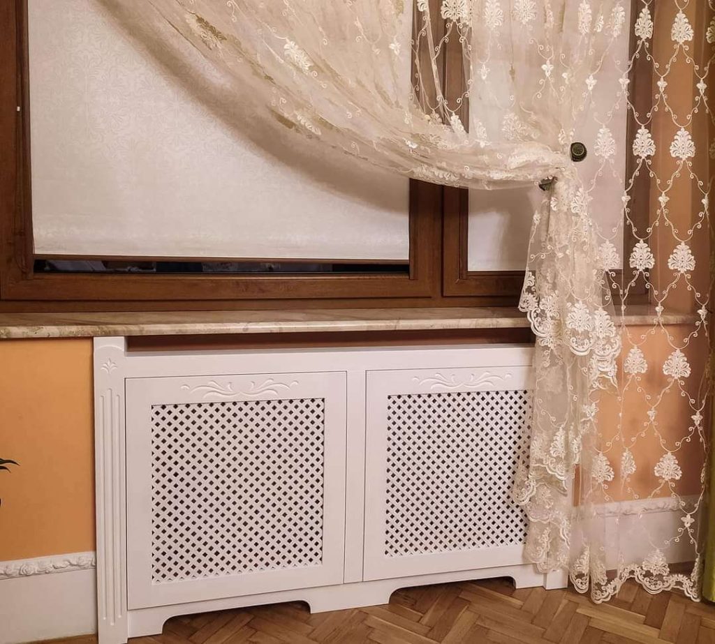 obudowa grzejnika biala lite drewno 4 - Stylmetdrew